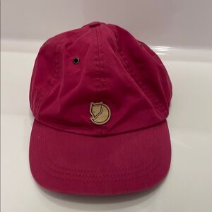 Fjallraven Hiking Outdoor Sports Red Cap